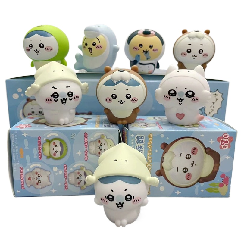 Aquarium Marine - 8 sztuk/pudełko Kawaii Chiikawa Aquarium Blind