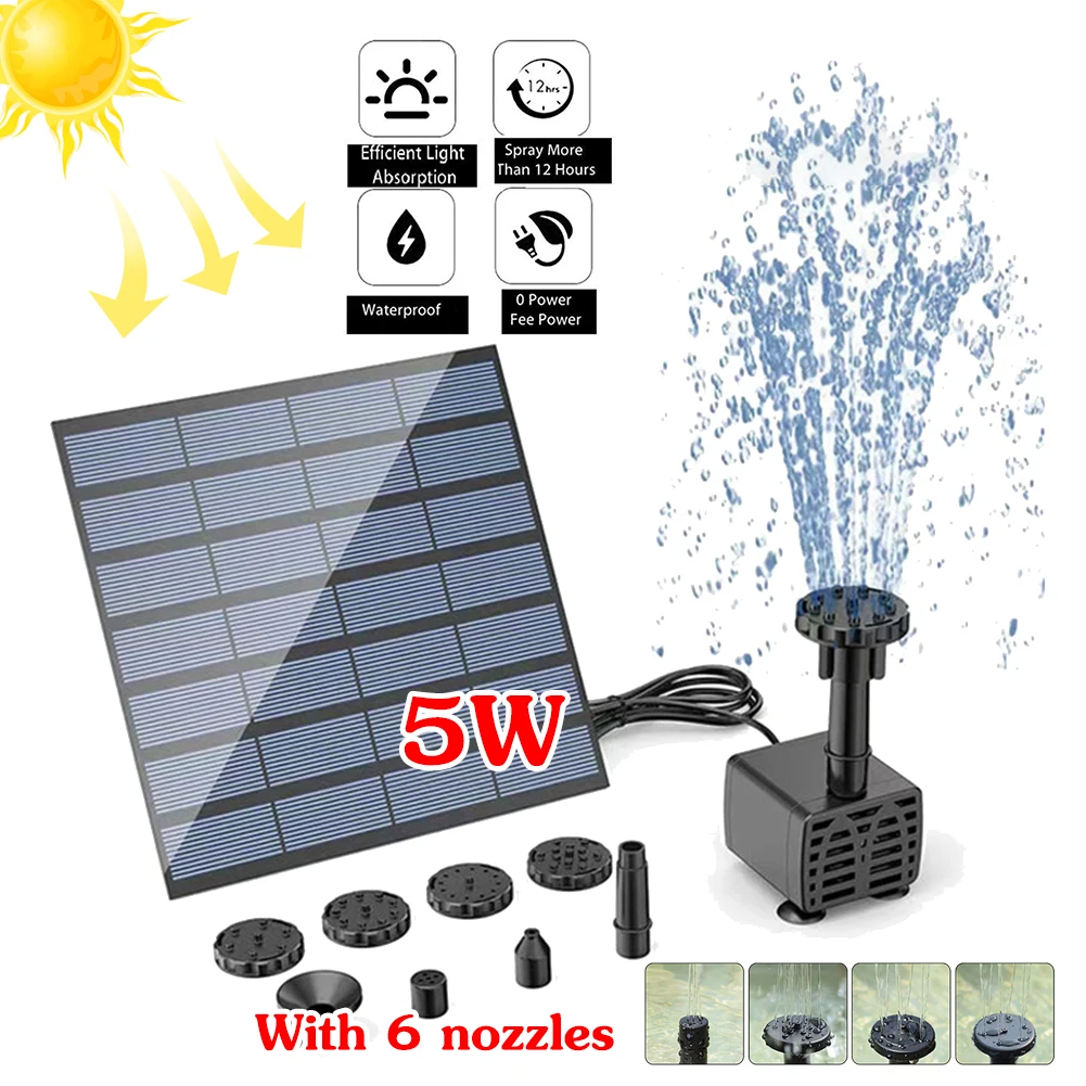 Aquarium Marine - Solarna pompa wodna pompa fontannowa z