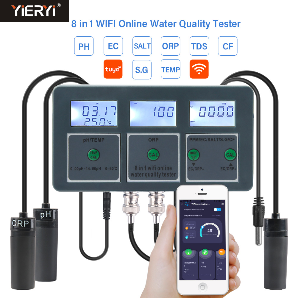 WiFi Tuya Smart PH Meter Data  – Marine Aquarium Par Meter recenzja i cena