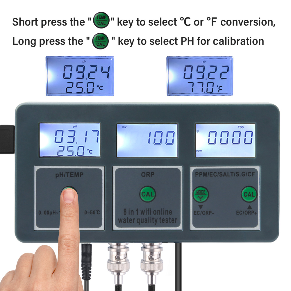 Tuya WiFi Digital PH ORP TDS E – Marine Aquarium Par Meter recenzja i cena