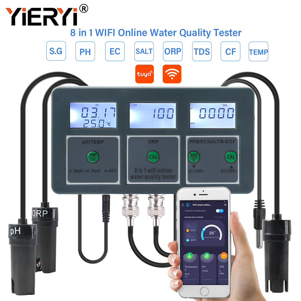 Yieryi WiFi Tuya Smart PH ORP  – Marine Aquarium Par Meter recenzja i cena